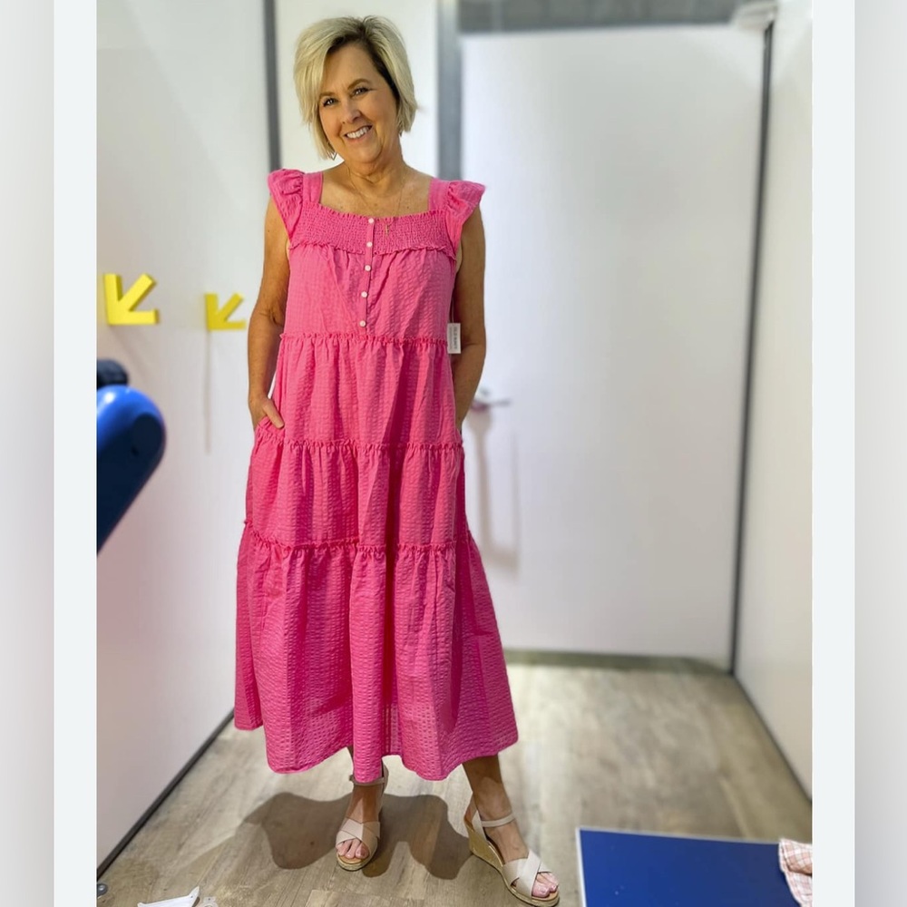 Pink Old Navy Maxi Dress